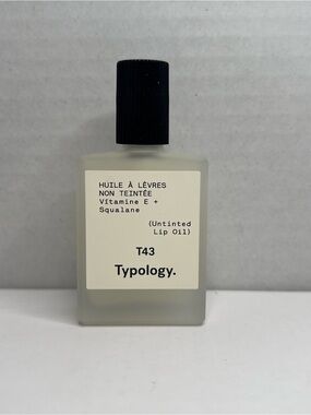 Typology T43 Untinted Lip Oil – Clear Hydrating Lip Treatment